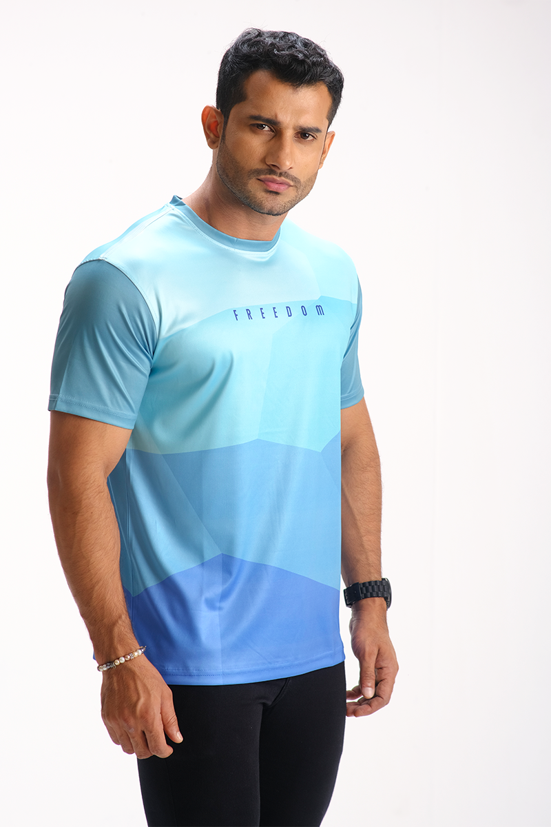 Mens Active Wear T-shirt - FREEDOM