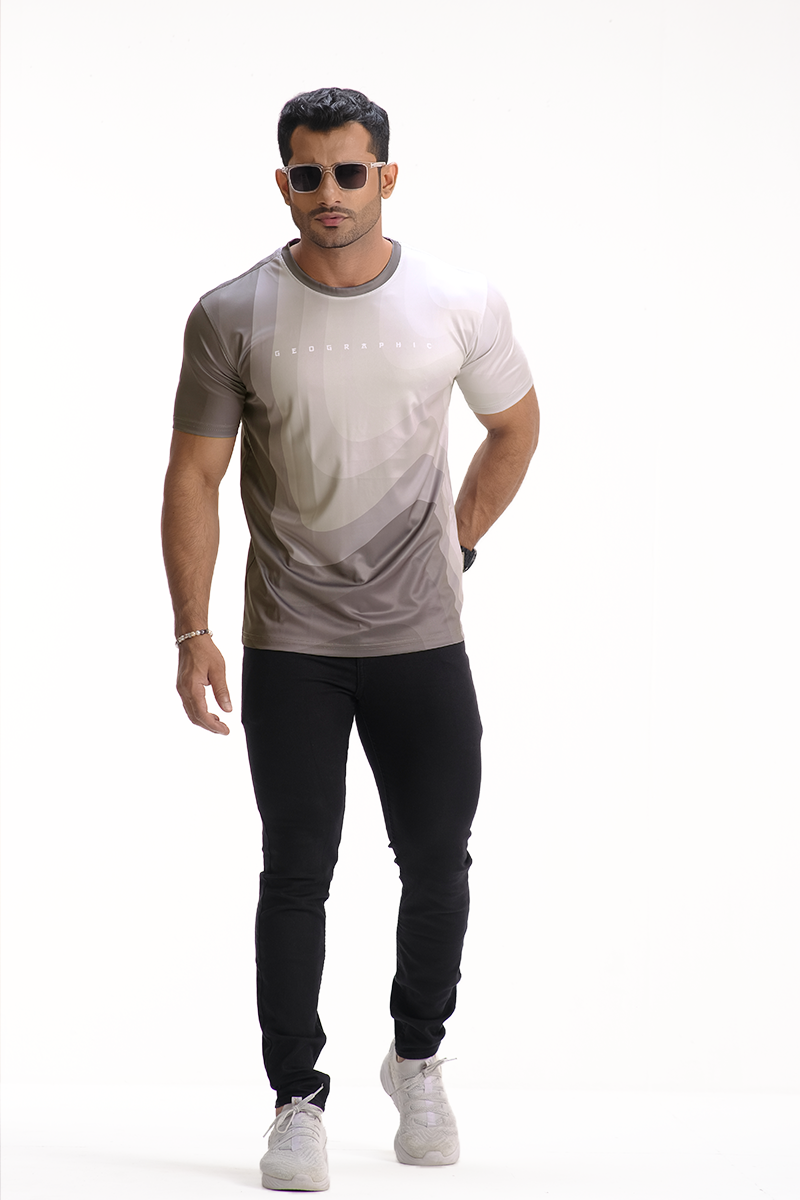 Mens Active Wear T-shirt -GEOGRAPHIC